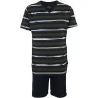 Ceceba Lyhyt pyjama laivastonsininen / vihreä / valkoinen