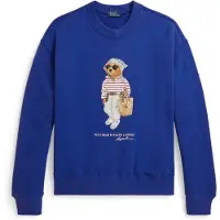 Ralph Lauren Island Flc-Knt-Sweatshirt - Blue - S