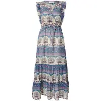 Lollys Laundry Samoll Midi Dress - Blue - M