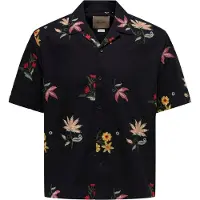 Only & Sons Paita 'ONSEDWARD' tummankeltainen / kuusi / vaaleanpunainen / musta