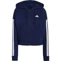 Adidas Essentials 3 Stripes French Terry Kokovetoketjullinen Collegepaita