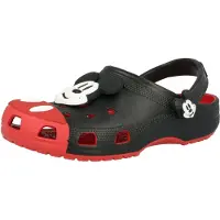 Crocs Puukengät & -jalkineet 'Mickey Mouse' tulenpunainen / musta / valkoinen