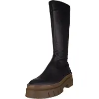 Art for woman. 1195611UK003_001 Leather boots 1956 Nappa black, b urdeos (40), Flat, Zip, Casual
