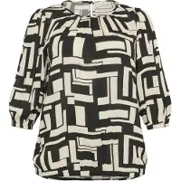KAFFE CURVE Kcmarina Ami Blouse - Cream - 44