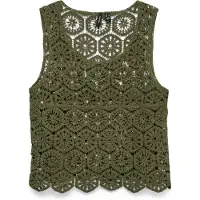 Vero Moda Neuletoppi 'VMELSA' oliivi