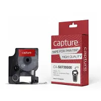 Capture 12mm x 7m Black on Transparent Tape (W127032253)
