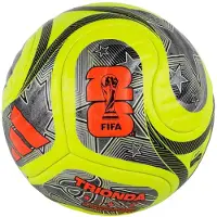 Adidas Jalkapallo Trionda Pro Talvi World Cup 2026 Ottelupallo - Lucid Sitruuna/musta/hopea, koko Ball SZ. 5