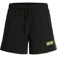 Jack & Jones Uimashortsit 'JPSTMAUI SUNRISE' keltainen / musta