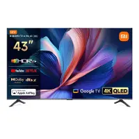 Xiaomi A Pro 2026 43" 4K QLED Google TV, 60 Hz, HDR10+, dark gray