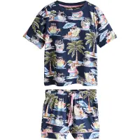 Next Pyjamashortsit laivastonsininen / vaaleansininen / oliivi / vanha roosa