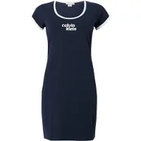 Calvin Klein Mekko 'Stretch Logo' laivastonsininen / valkoinen
