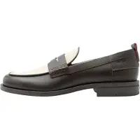 HUGO Loafer 'Varian' kerma / kastanjanruskea