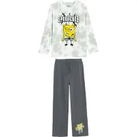 Cool Club Yöpuku 'SPONGEBOB' keltainen / harmaa / vaaleanharmaa