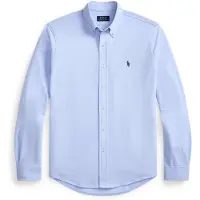 Ralph Lauren Featherweight Mesh-Lsl-Knt - Blue - XL