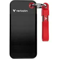 Verbatim – Pocket SSD USB 3.2 Gen 2 2TB Musta/Punainen (32196)