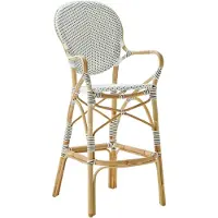 Sika-Design Isabell Baarijakkara 76 Cm - Baarijakkarat Rottinki Valkoinen - 9178CPWH