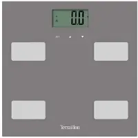 Terraillon - Painonmittari impedanssimittari - kantavuus 160 kg - Control fit - harmaa
