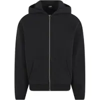 Urban Classics Fluffy Vetoketjullinen Huppari black Koko L