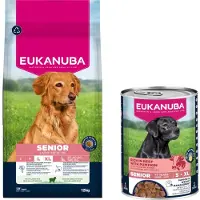 Eukanuba - Dog Senior Large Breed Lamm & Ris 12 kg - Koirat - Koiranruoka - Kuivaruoka