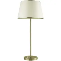 Candellux Lighting Sp. z o.o -pöytävalaisin Ibis 41-01354, kermanvärinen/antiikkimessingin värinen
