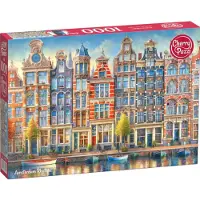 CherryPazzi Palapeli „Amsterdam Rhythm“ 1000 palan kuvankaunis kaupunkimaisema