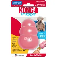 Kong Puppy M, vaaleanpunainen koiran lelu