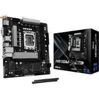 Asrock H810M-X -emolevy, H810, LGA1851, micro-ATX, WiFi