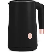 Berlinger Haus Double Wall Kettle, Black- Rose Gold - Black - 1.7 L