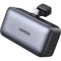 UGREEN varavirtalähde sisäänrakennetulla USB-C-liittimellä, 5000 mAh