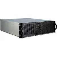 Inter-Tech 3U 30248, räkkiasennettava serverikotelo, musta/harmaa
