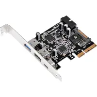 Silverstone USB 3.1/3.0 -lisäkortti, 1 x USB 3.1 Type-C, 2 x USB 3.0 Type-A
