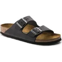 Birkenstock Arizona Oiled Leather Regular Black Sandaalit 49