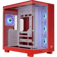 Thermaltake View 380 XL TG ARGB, Midi Tower, PC, Oranssi, ATX, mikro ATX, Mini-ITX, SPCC, Pelaaminen (CA-11E-00MRWN-00)