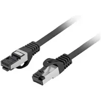 Lanberg PCF8-10CU-0050-BK, 0,5 m, Cat8.1, S/FTP (S-STP), RJ-45, RJ-45, Musta