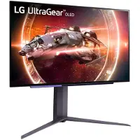 LG 27GS95QX-B, 67,3 cm (26.5"), 2560 x 1440 pikseliä, Quad HD, OLED, 0,03 ms, Musta