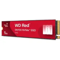 Western Digital 1TB WD Red SN700 NVMe SSD -levy, M.2 2280, PCIe 3.0 x4, 3430/3000 MB/s
