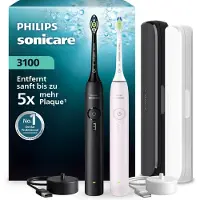 Philips Sonicare 3100 HX4072/42 sonic-sähköhammasharja DUOPAKKAUS Pink & Black 1 kpl