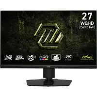 MSI 68,6 cm (27") 2560 x 1440 Pixel 9S6-3CF7CA-001 16:9 Wide Quad HD Rapid IPS 0,5 ms 200 Hz DisplayPort HDMI Pivot Height VESA