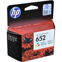 HP 652, , F6V24AE, Musta, Syani, Keltainen, - DeskJet Ink Advantage 1115 Tulostin (F5S21C) - DeskJet Ink Advantage 2135 All-in-One.