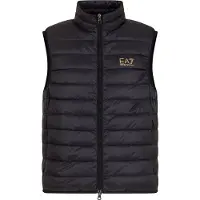 EA7 for man. 8NPQ06_PNGPZ Core Identity Foldable Vest black (4XL), Casual, Polyamide