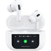 Dudao Headphones U19 in-ear TWS wireless Bluetooth 5.3 headphones with LED display - white