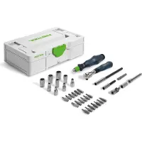 Festool Työkalusarja SYS3 S 76-1/4''-CE RA; 37 kpl.