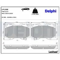 Delphi Jarrupalasarja LP1308, edessä