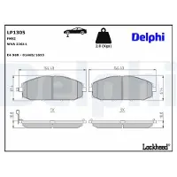 Delphi Jarrupalasarja LP1305, edessä