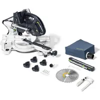 Festool Katkaisu- ja jiirisaha KSC 60 EB-Basic KAPEX; 2x18 V (ilman akkua ja laturia)