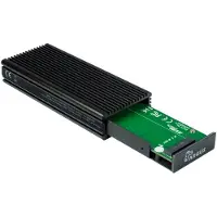 Inter-Tech K-1685, SSD-kotelo, M.2, M.2, 10 Gbit/s, USB-liitettävyys, Musta (88884106)