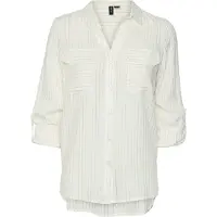 Vero Moda Pusero 'VMBUMPY' kulta / valkoinen