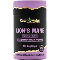Rawpowder Lion's Mane Extrakt 450mg 90 kapselia