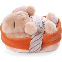 Nici Pehmopupu korissa, kinuskin ja persikan värinen, 12 cm