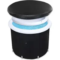 Uniq Jääkylpy - Deluxe Ice Nordic - Kannettava - Musta